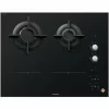 Mischgas- Und Induktionskochfeld 65cm 4 Flammen Schwarz – Dpi7602bm – De Dietrich 7