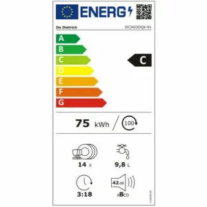 Spülmaschine 60cm 14 Maßgedecke 42db Voll Integriert – Dcj422dqx – De Dietrich 9